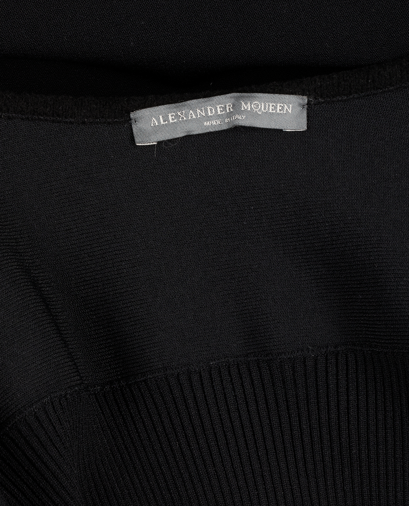 Alexander McQueen Full Circle Bra Dress, &pound;495, Clothing, Black, Viscose, Other view