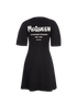 Alexander McQueen Graffiti Logo T-Shirt Dress, back view