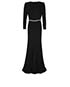 Alexander McQueen Crystal Embellished Belted Gown, back view