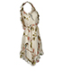 Alexander McQueen Short Ruffle Floral Dress, side view
