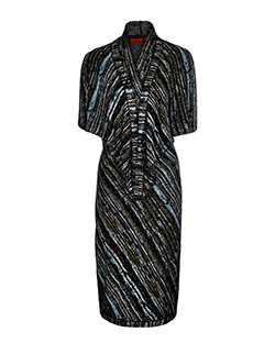 Missoni Streatol Cape Dress, Wool, Multi, UK 6, 2*