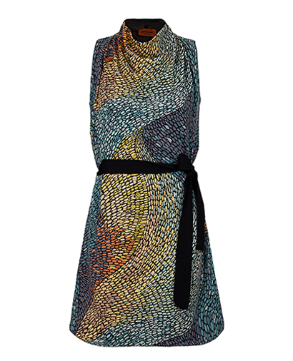 Missoni Sleeveless Belted Dress, front view
