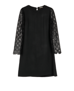 Miu Miu Lace Dress, Viscose, Black, UK10, 3*