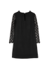 Miu Miu Lace Dress, &pound;140, Clothing, Black, Viscose, Back view