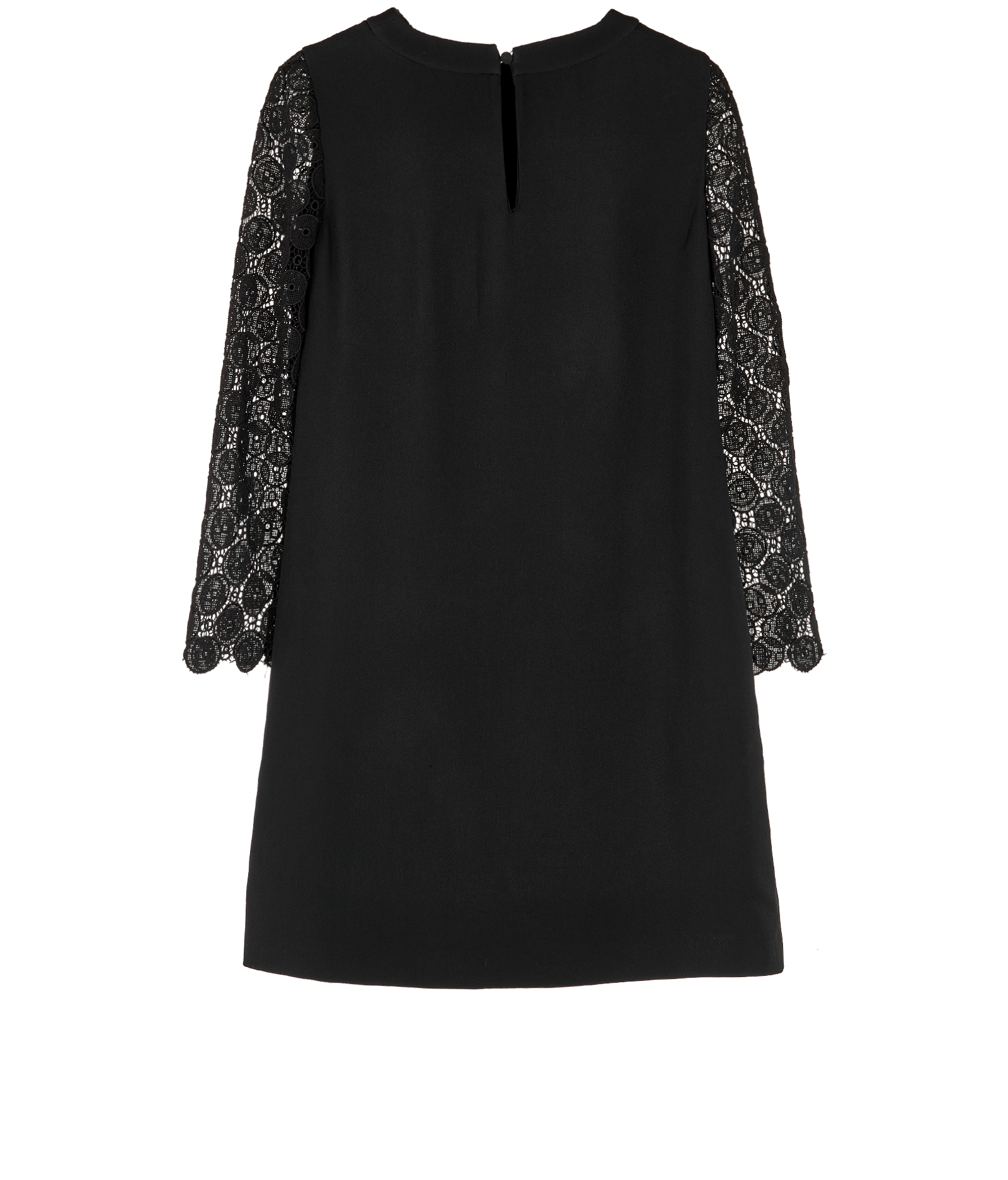 Miu Miu Lace Dress, &pound;140, Clothing, Black, Viscose, Back view