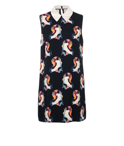 Miu Miu Print Sleeveless Dress, front view
