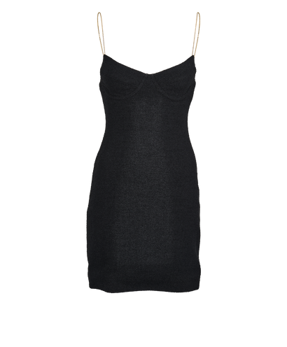 Miu Miu Boucle Stretch Mini Dress, front view