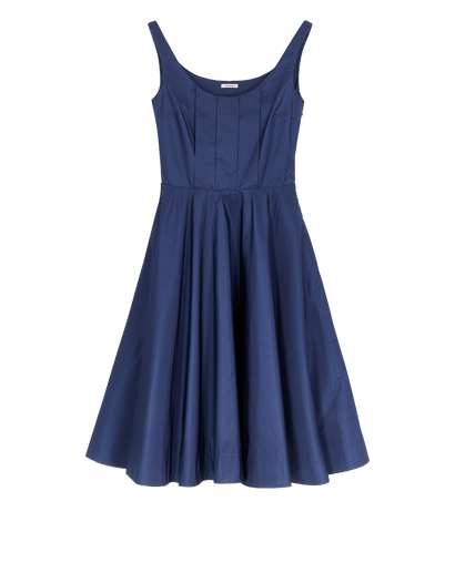 Miu Miu Midi Pleated Dress, front view