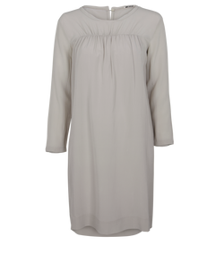 Miu Miu Mini Dress, Silk, Grey, UK10, 3*