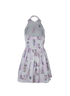 Miu Miu Cartoon Print Haltered Dress, back view