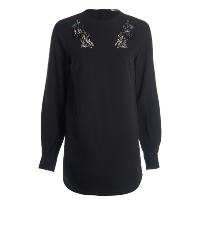 Miu Miu Embellished Shirt Dress, front view