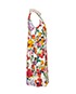 Moschino Pearl Neck Floral Dress, side view
