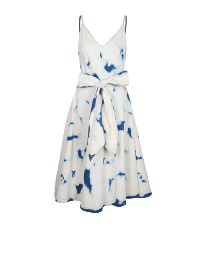 MSGM Abito Denim Dress, front view