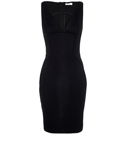 Mugler Zip Detail Fitted Dress, front view
