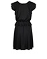 Mulberry Short Sleeve Frill Dress, back view