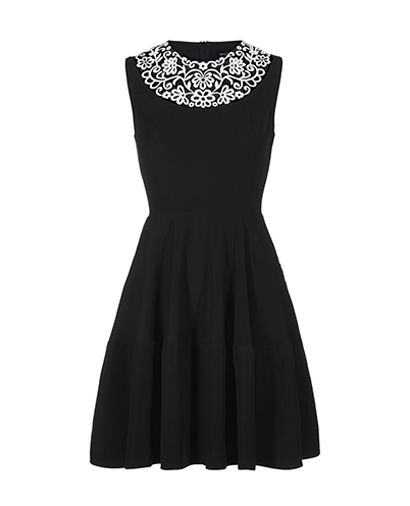 Needle and Thread Lace Collar Dress, front view