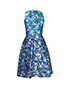 Peter Pilotto 50s Style Sleeveless Dress, back view