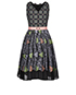 Peter Pilotto Floral Embroidered Dress, back view