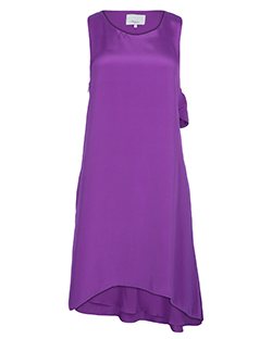 3.1 Phillip Lim, Sleeveless Ruffle Shift Dress, Silk, Purple, UK12