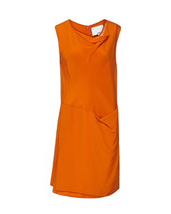 Phillip Lim Wrap Dress, Silk, Orange, UK 8