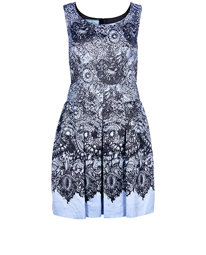 Prada Printed Sleeveless Dress, front view