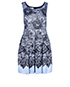 Prada Printed Sleeveless Dress, front view
