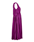 Prada V-Neck Fully Pleated Dress, side view