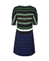 Prada Striped Dress, back view
