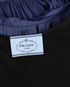Prada Sheer Midi Dress, &pound;220, Clothing, Black/Navy, Silk, Other view