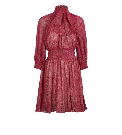 Prada Polka Dots Velvet Dress, front view