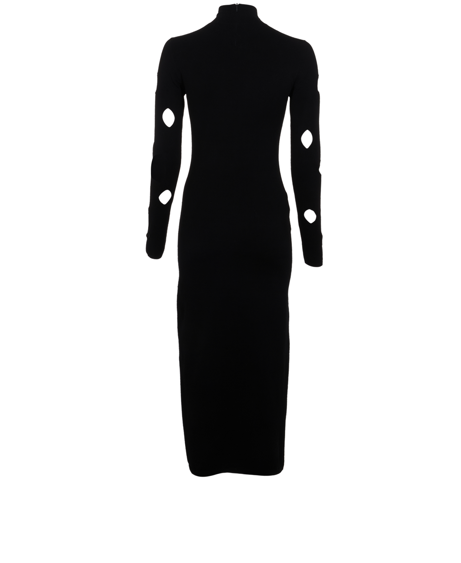 Prada Abito Dress Viscose, &pound;320, Clothing, Black, Viscose, Back view