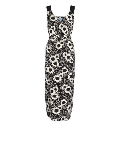 Prada Midi Print Dress, front view