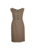 Prada Check Midi Dress, front view