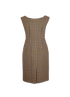 Prada Check Midi Dress, back view
