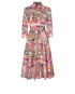 Prada Midi Length Print Dress, front view