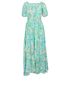 Prada Floral Print Maxi Dress, front view