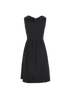 Prada Ruffle Sleeveless Dress, back view