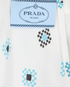 Prada Ruffle Shoulder Printed Dress, other view