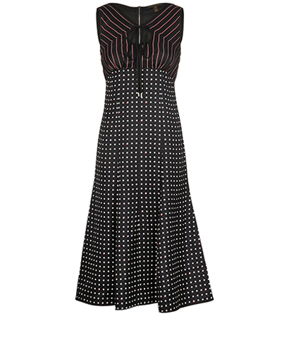 Louis Vuitton Polka Dot Sleeveless Dress, front view