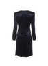 Prada Midi Velvet Dress, back view