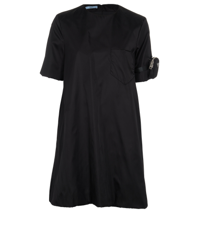 Prada Re-Nylon Dress With Pouch, front view