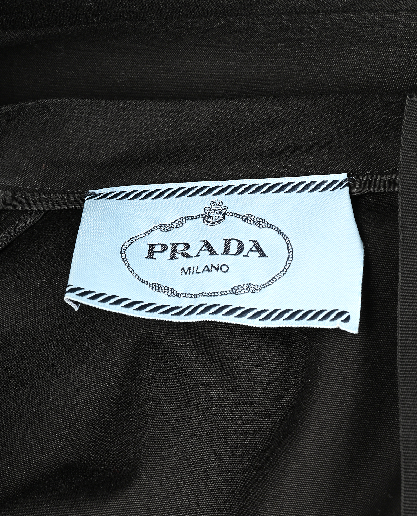 Prada V-Neck Dress, &pound;120, Clothing, Black, Cotton, Other view