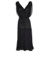 Prada Ruffle Backless Midi Bodycon Dress, back view