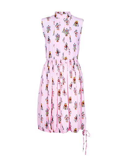 Prada Robot Midi Dress, front view