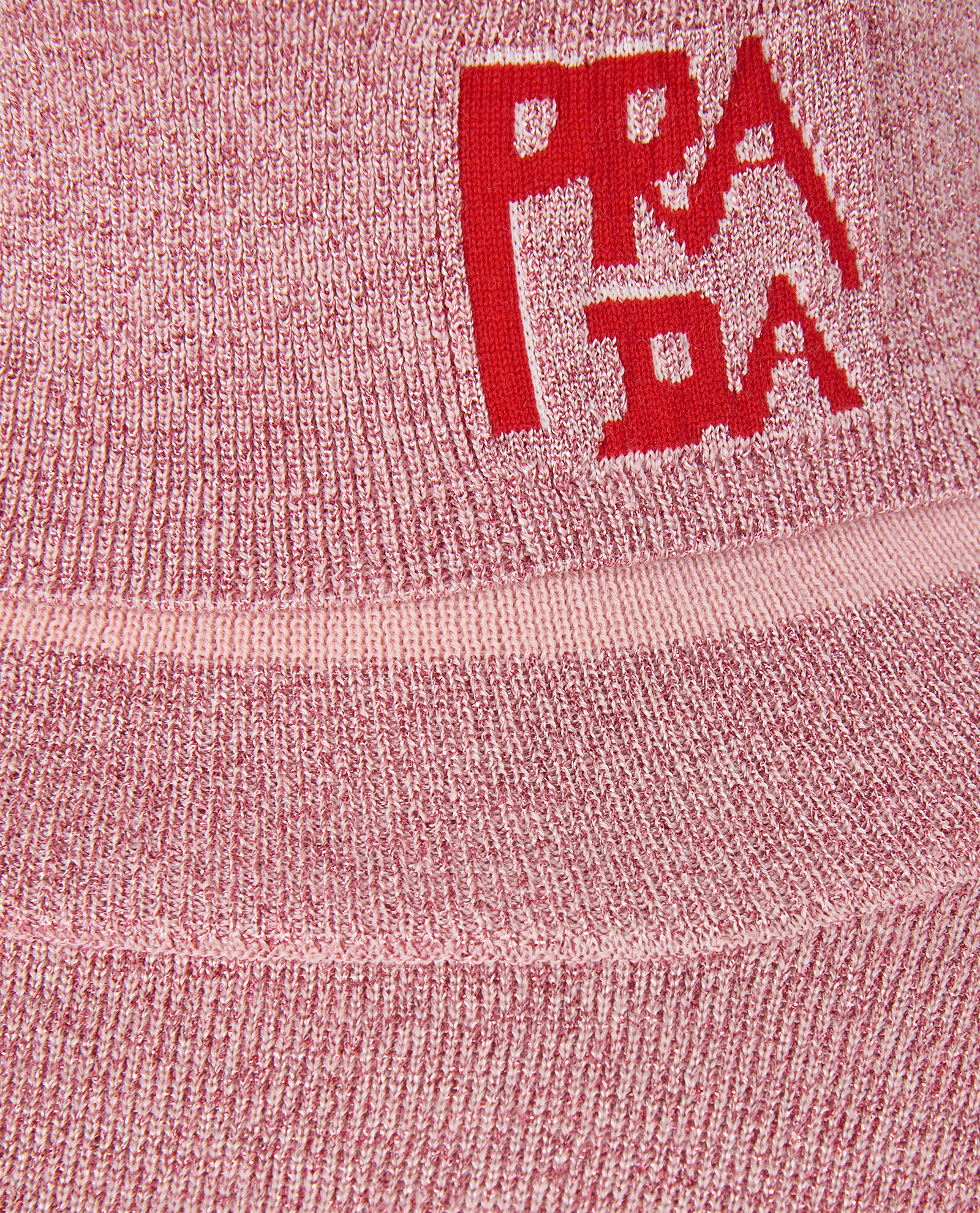 Prada Striped Turtleneck Dress, &pound;275, Clothing, Brown/Pink, Wool, Other view