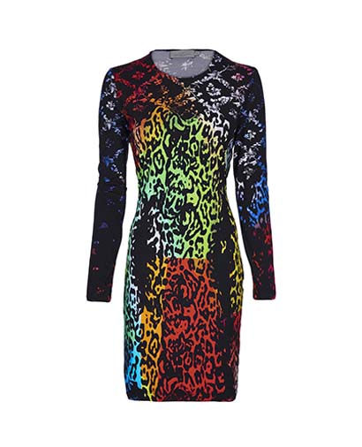 Preen Leopard Print Dress, front view