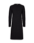 Proenza Schouler Black L/S Dress, back view