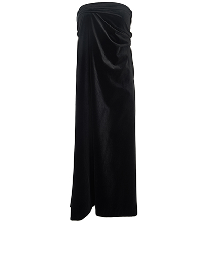 Ralph Lauren Velvet Strapless Dress, front view
