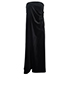 Ralph Lauren Velvet Strapless Dress, front view