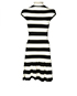 Ralph Lauren Striped Bodycon Dress, front view